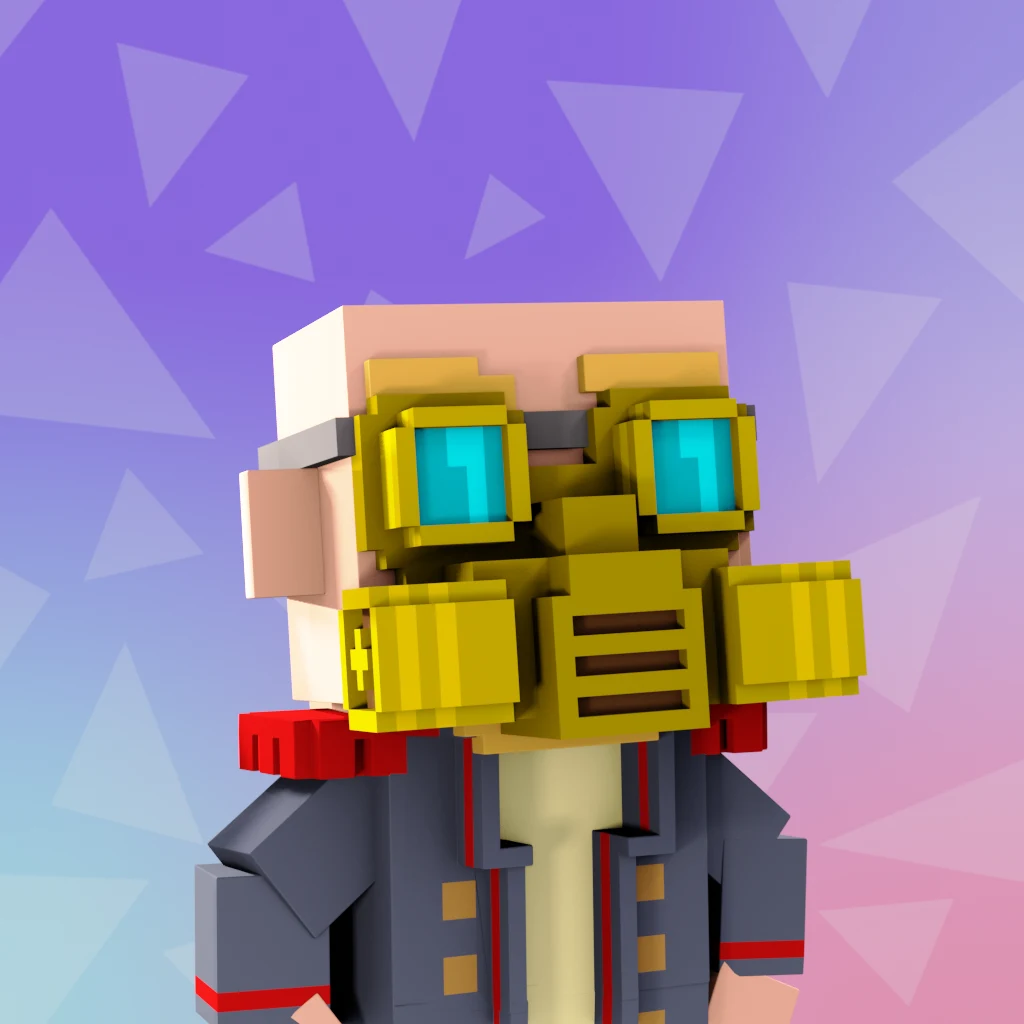 Pirate #3527 voxel render