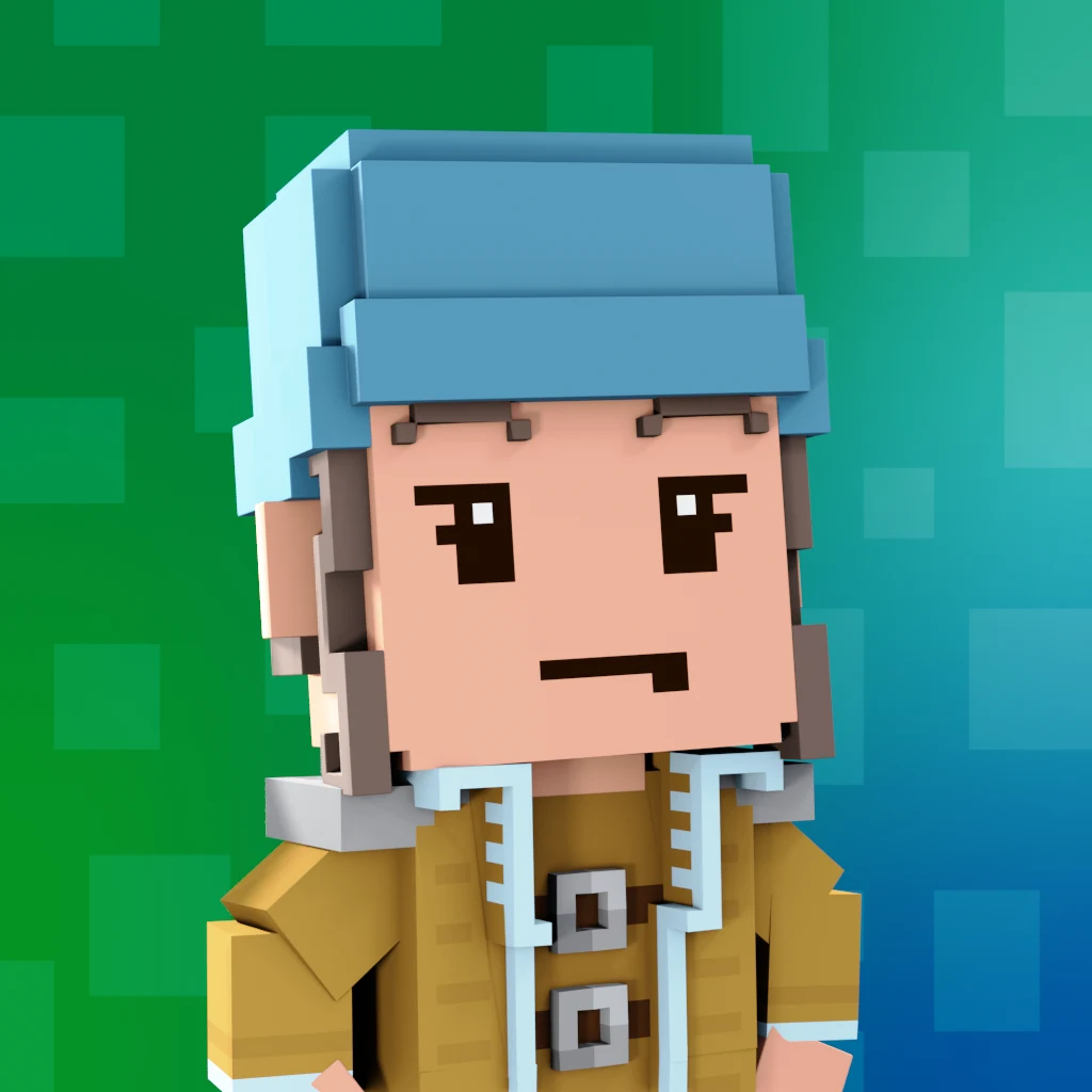 Pirate #3529 voxel render