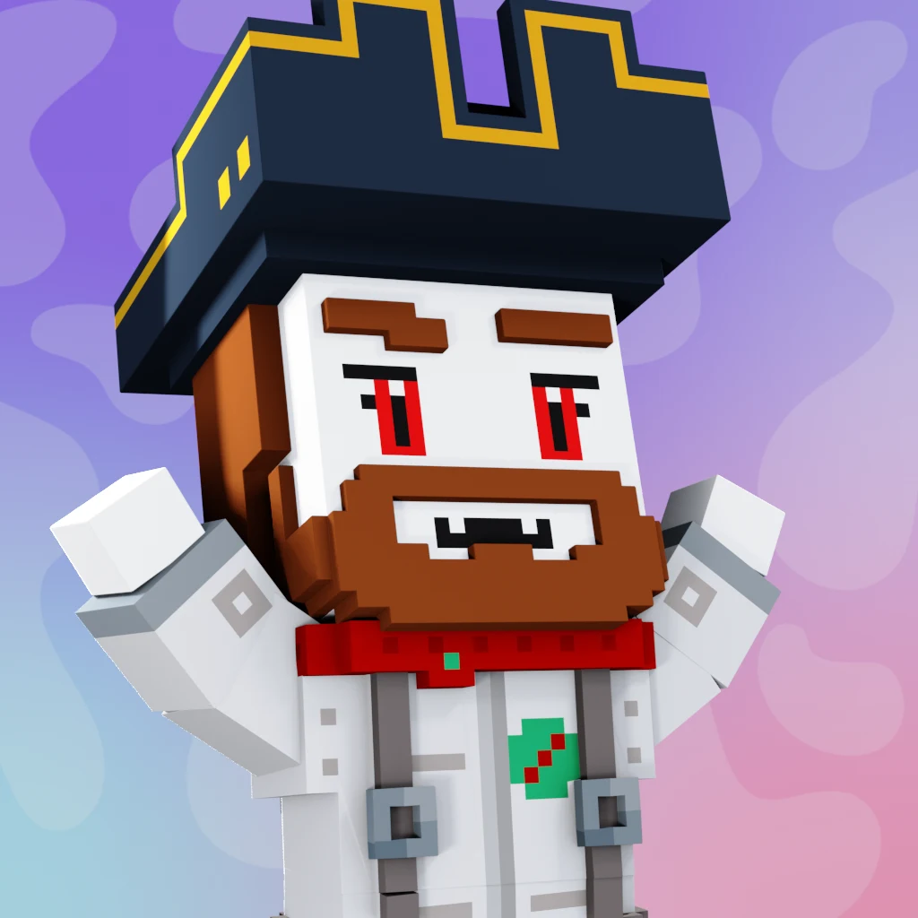 Pirate #353 voxel render