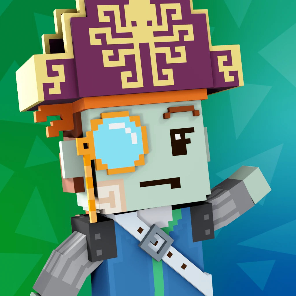 Pirate #3530 voxel render