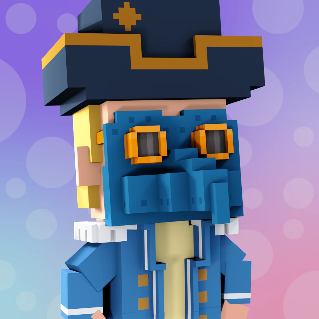 Pirate #3531 voxel render
