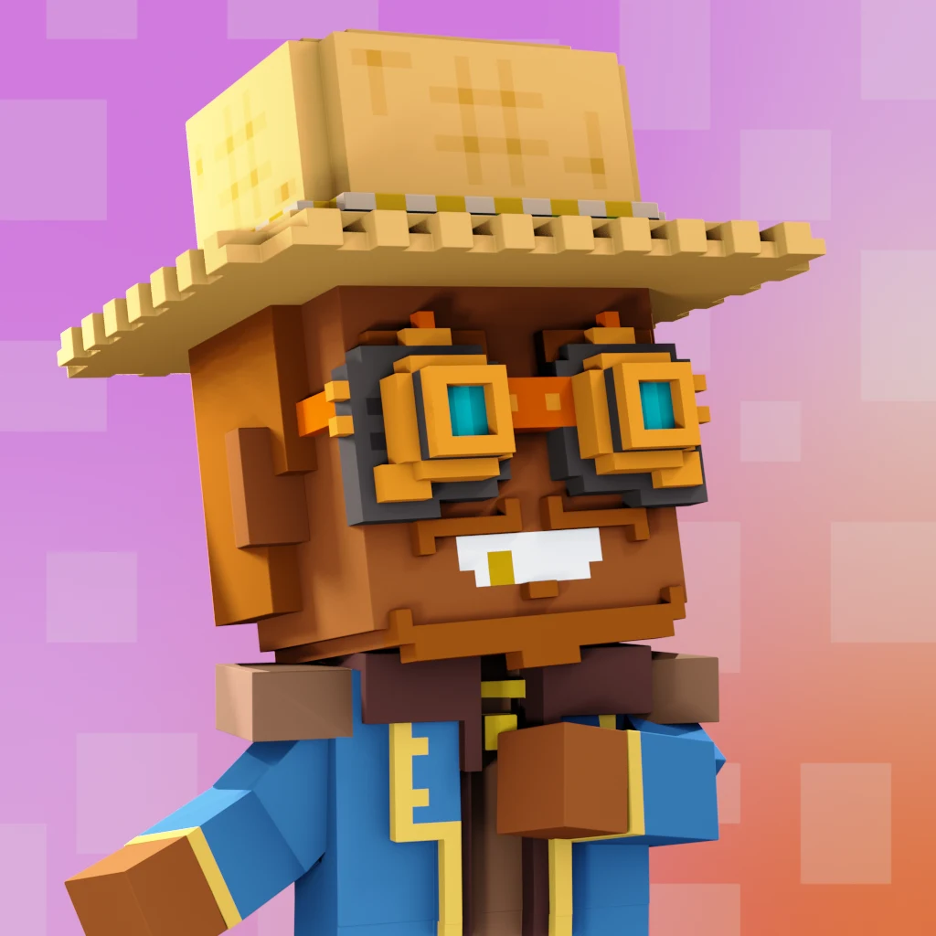 Pirate #3532 voxel render