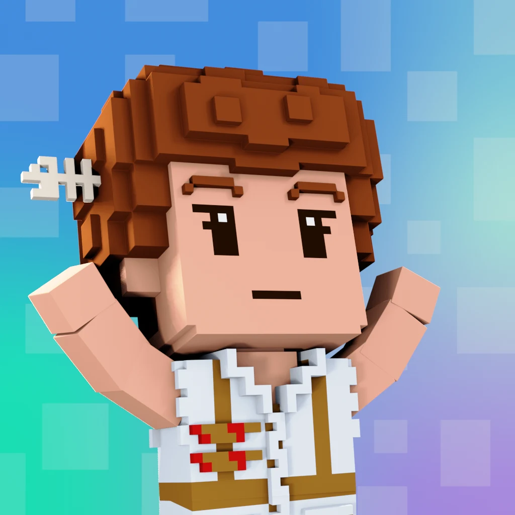 Pirate #3533 voxel render