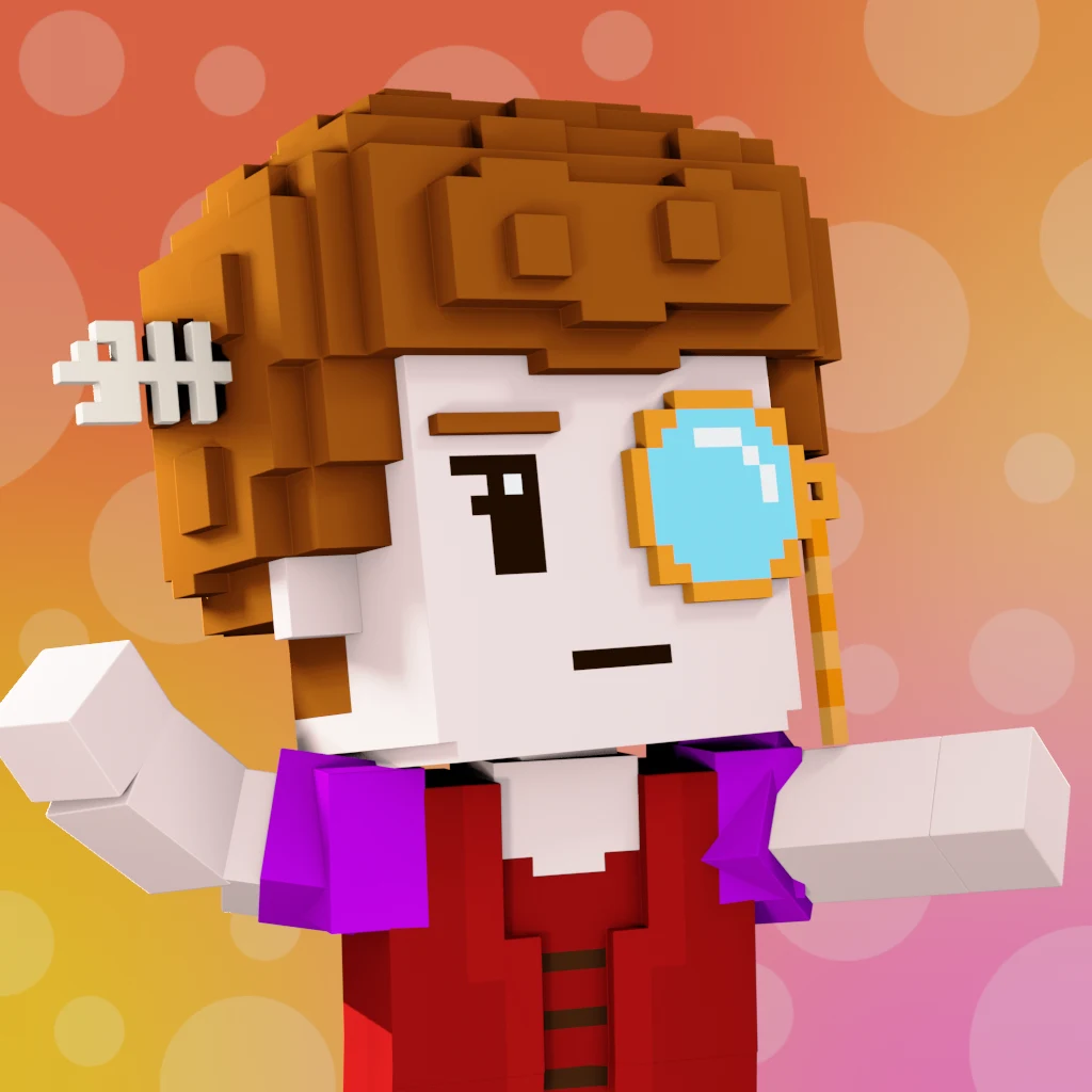 Pirate #3535 voxel render