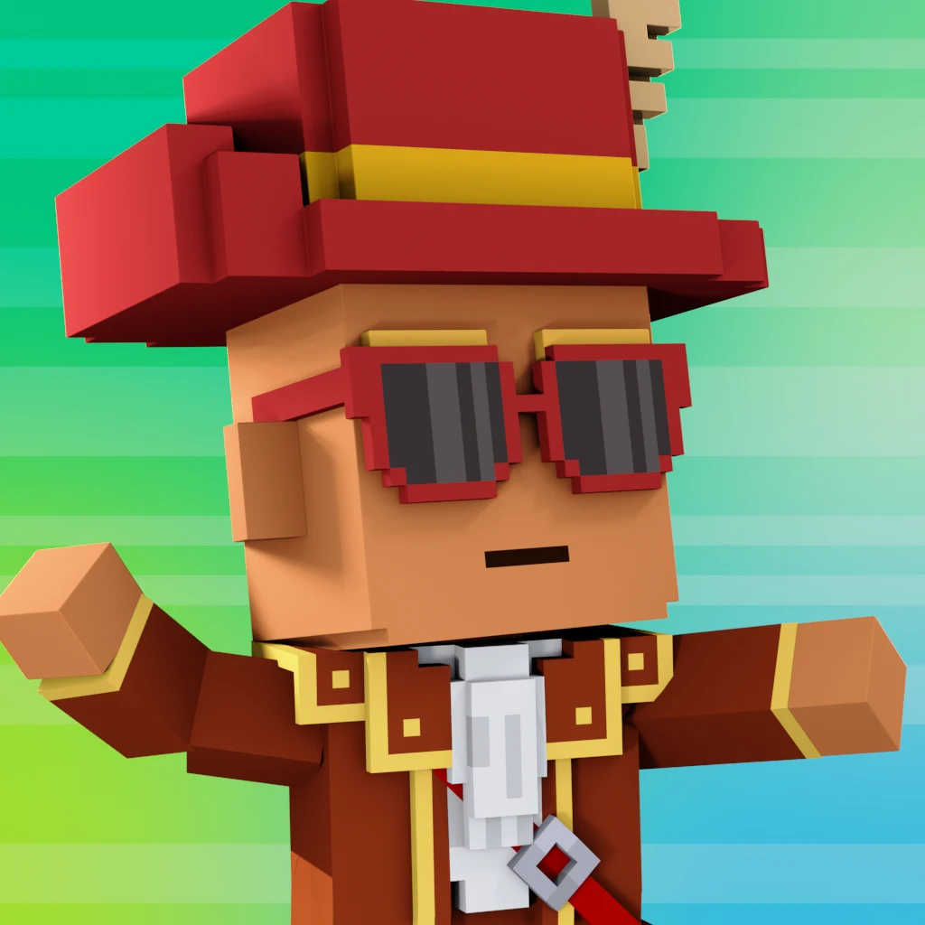 Pirate #3536 voxel render