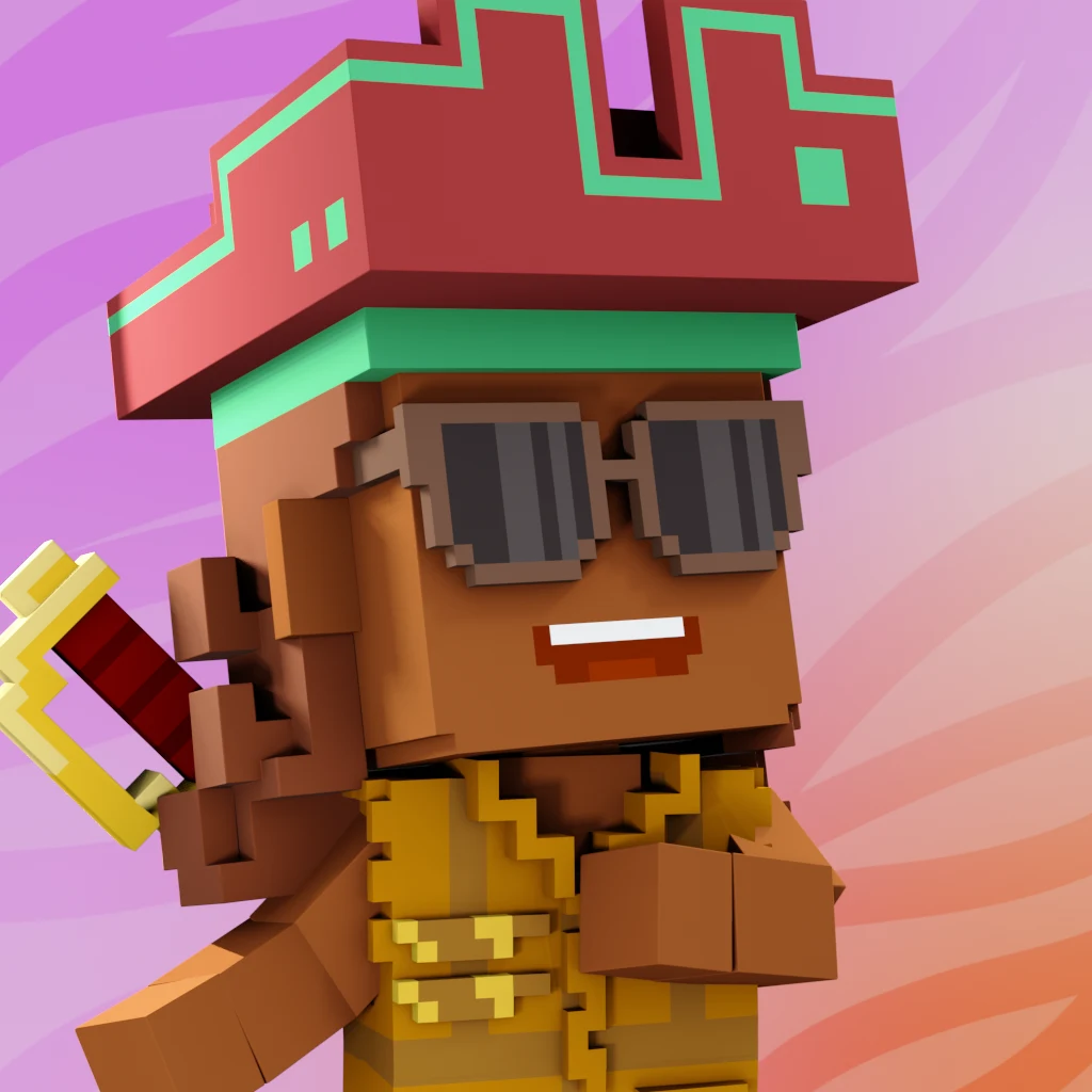 Pirate #3538 voxel render