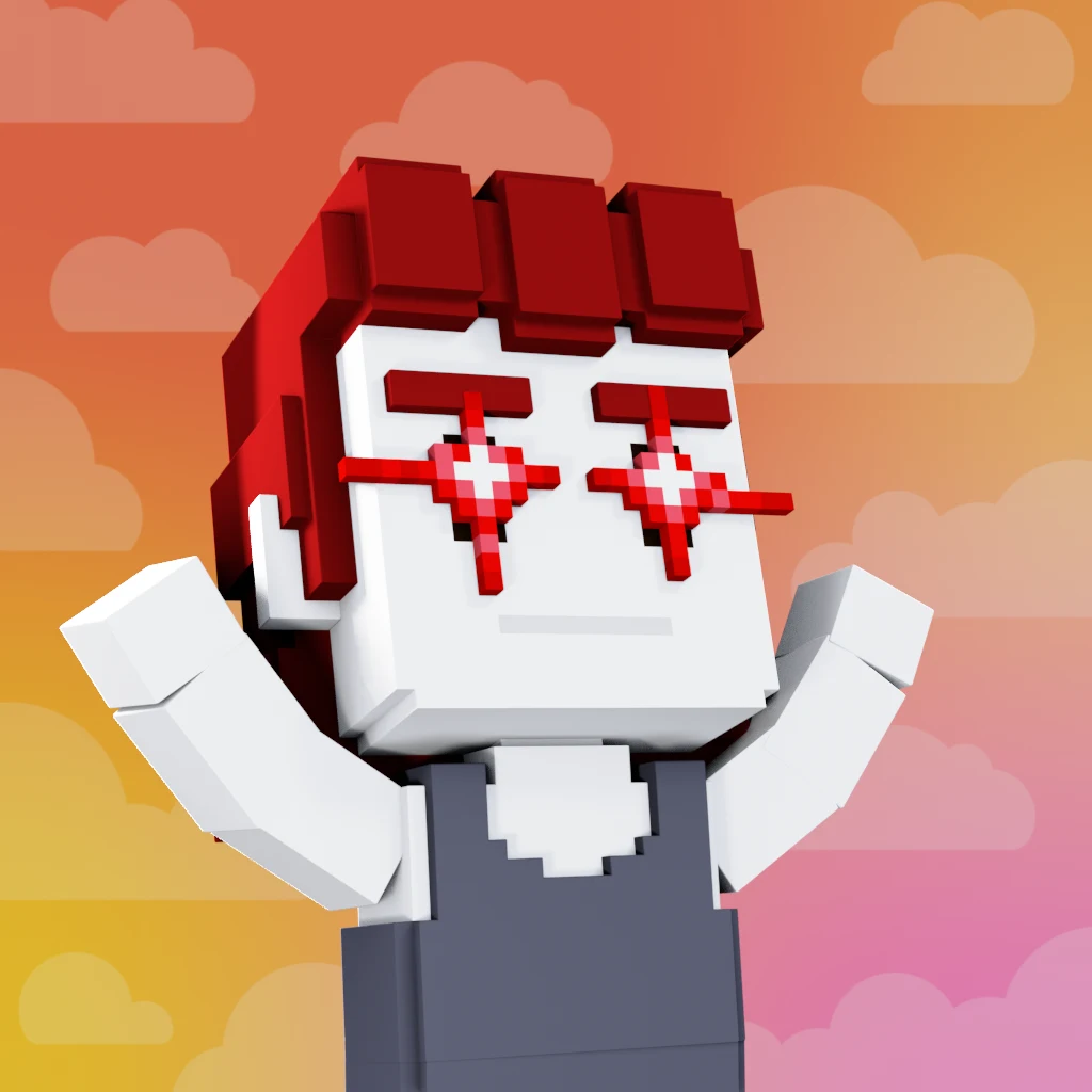 Pirate #354 voxel render