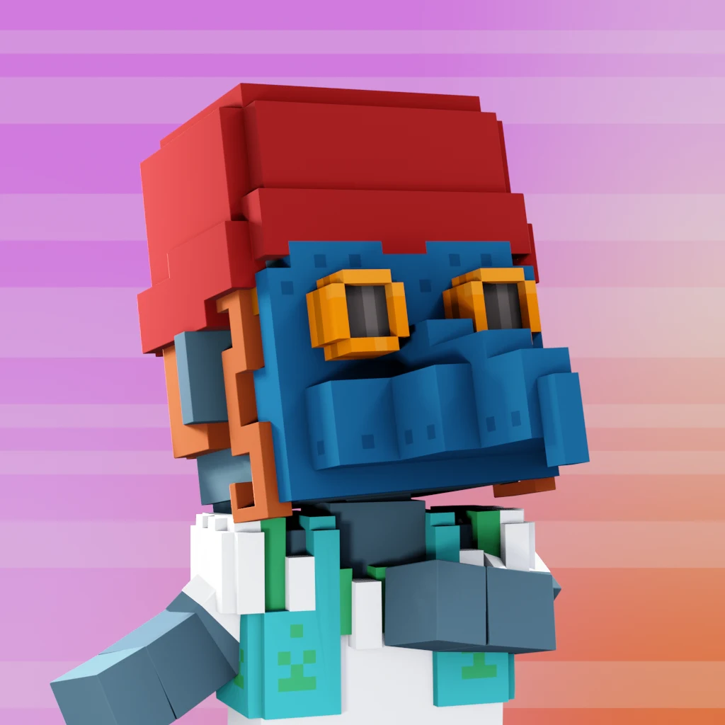 Pirate #3540 voxel render