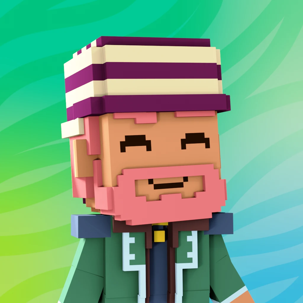 Pirate #3542 voxel render