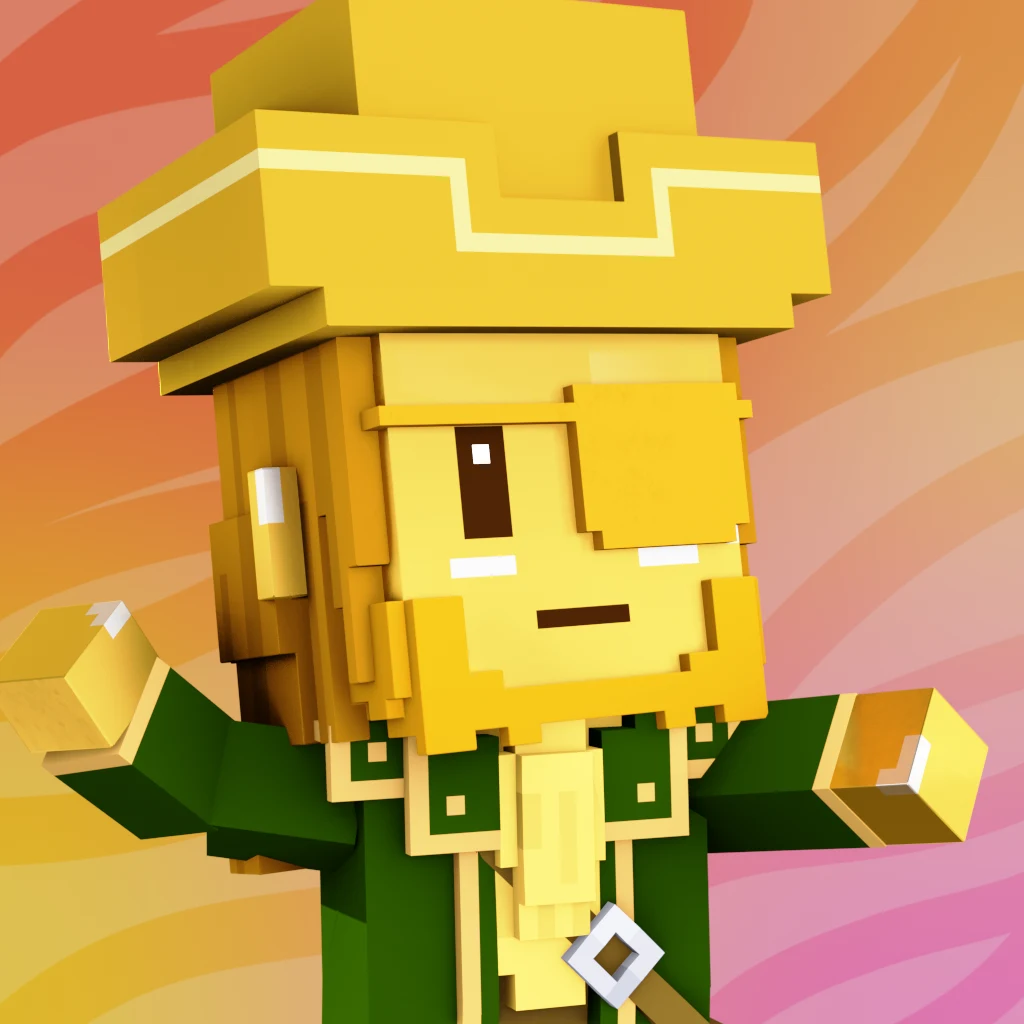 Pirate #3546 voxel render