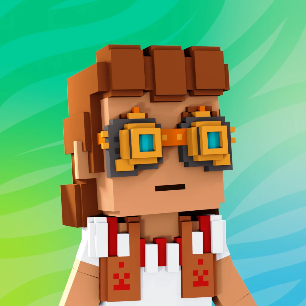 Pirate #3547 voxel render
