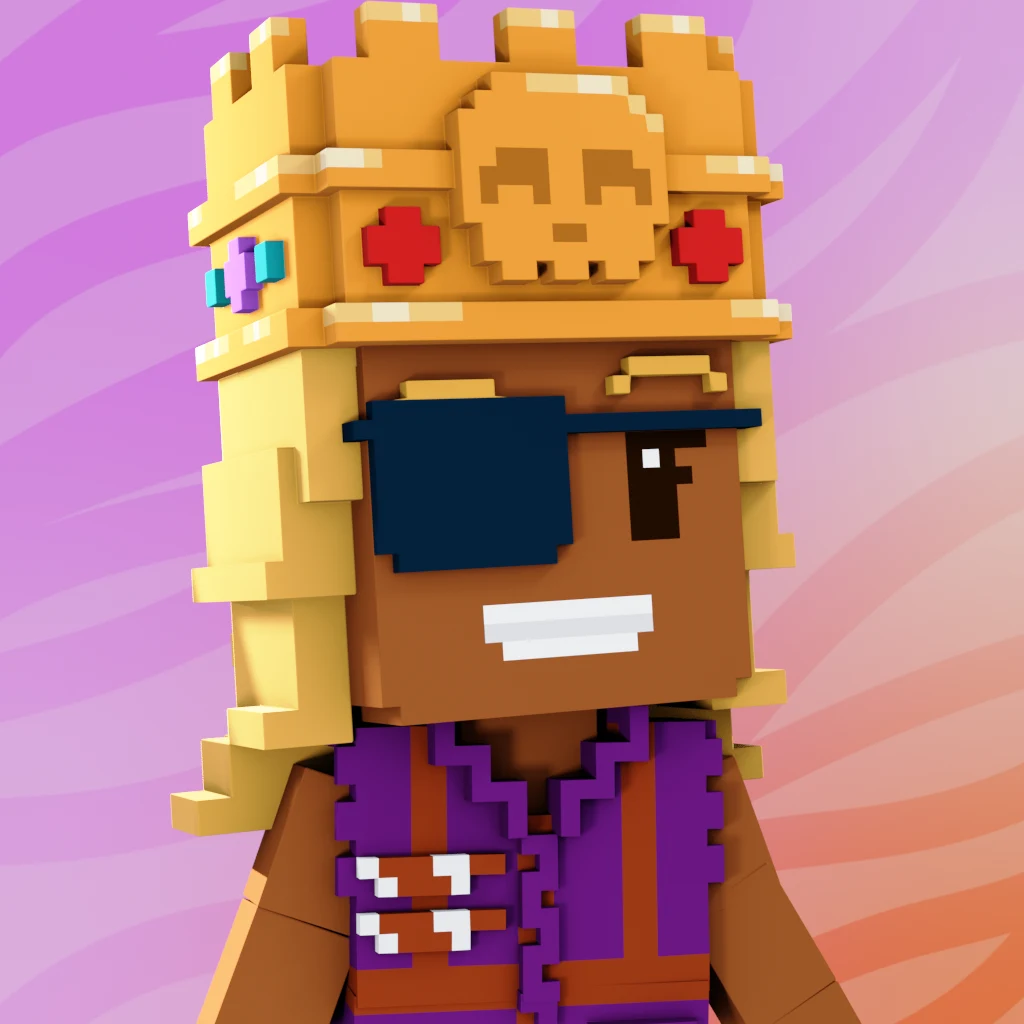 Pirate #3548 voxel render