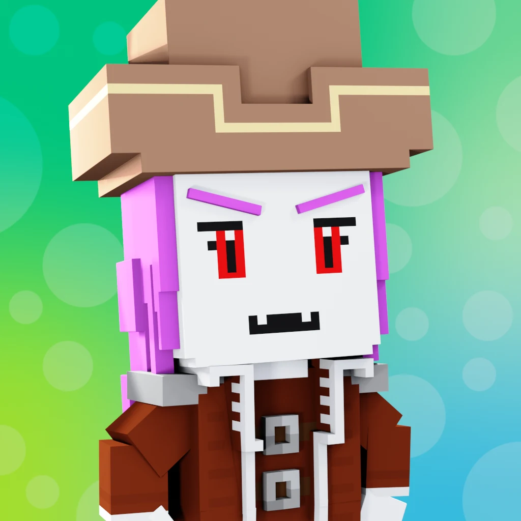 Pirate #3549 voxel render