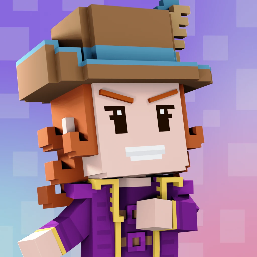 Pirate #355 voxel render