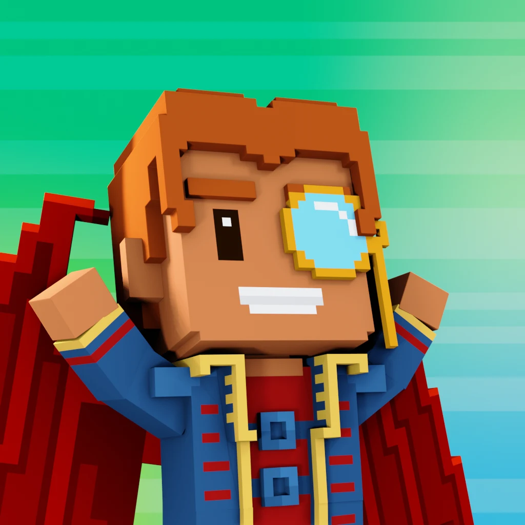 Pirate #3550 voxel render