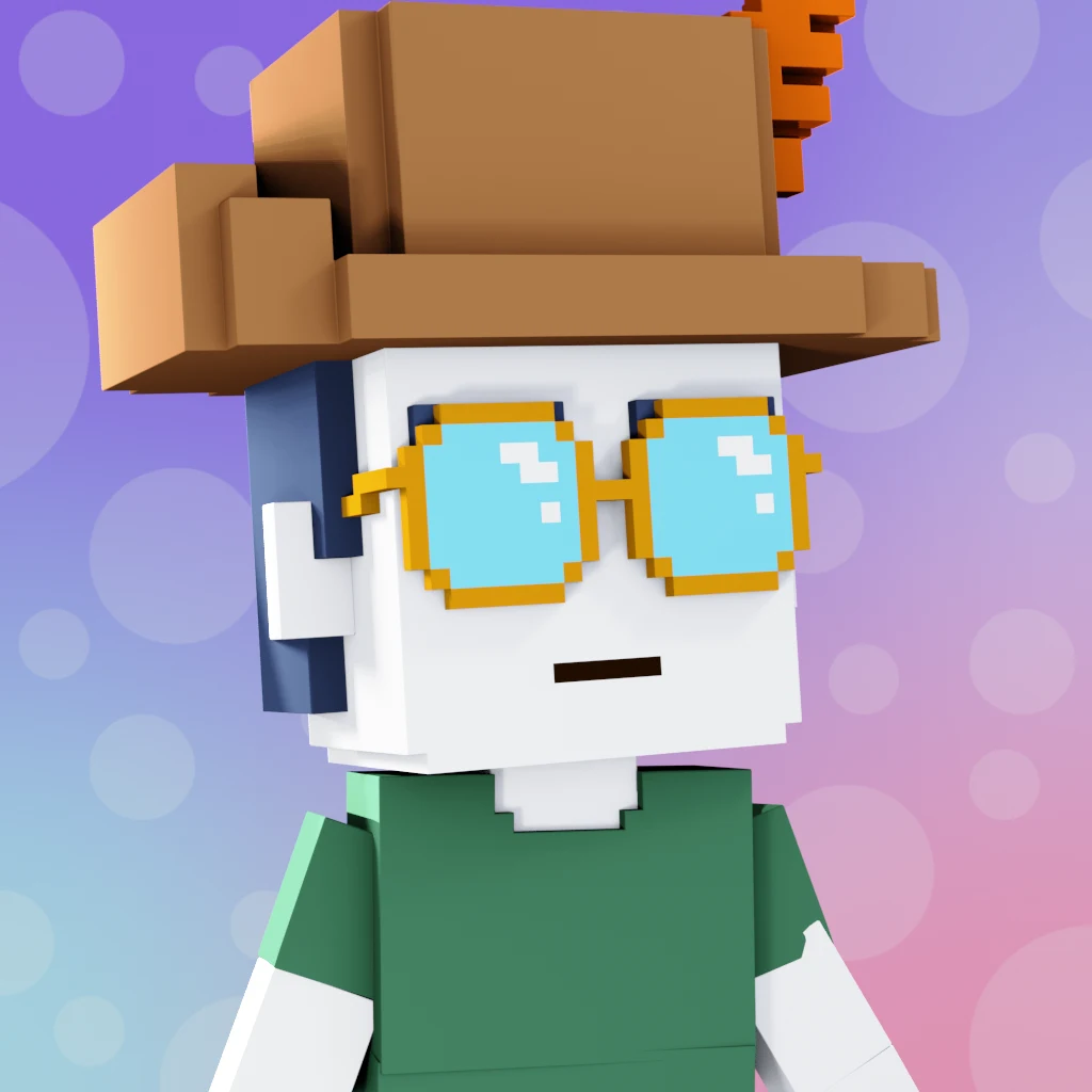 Pirate #3552 voxel render