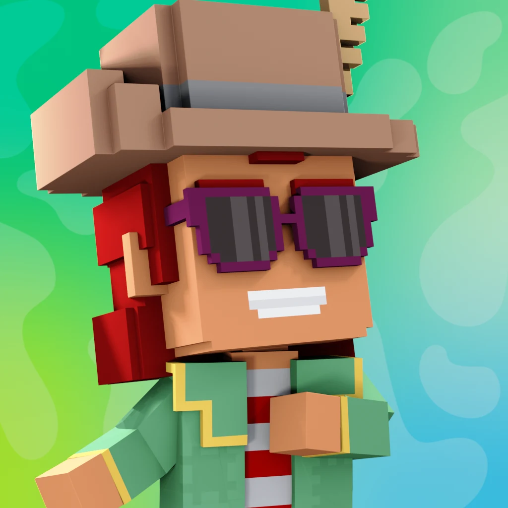 Pirate #3554 voxel render