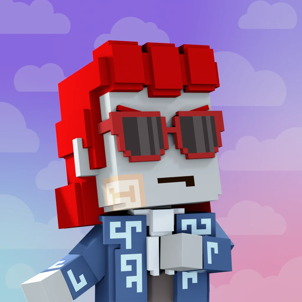 Pirate #3558 voxel render