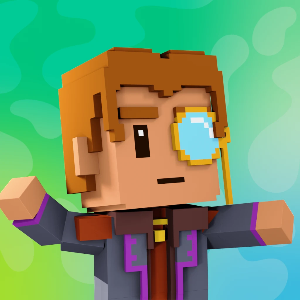 Pirate #356 voxel render