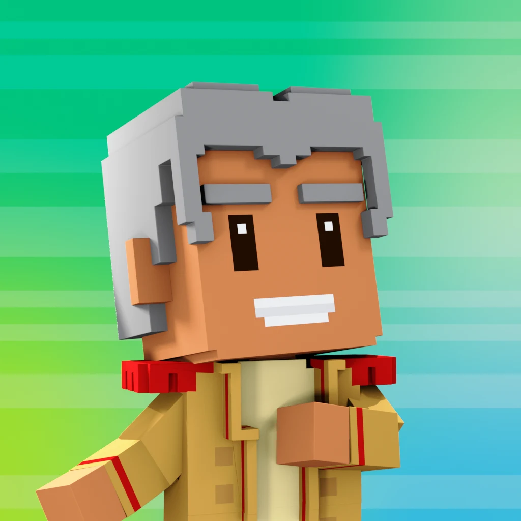 Pirate #3561 voxel render