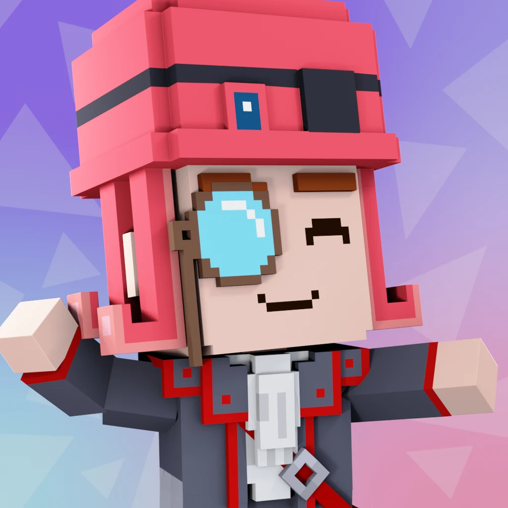 Pirate #3562 voxel render