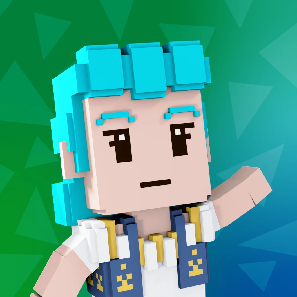 Pirate #3563 voxel render