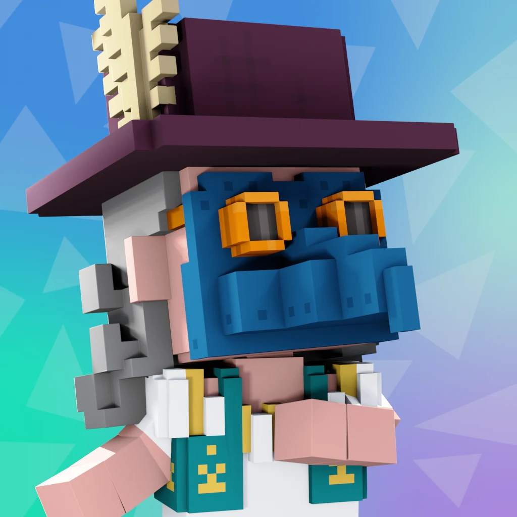 Pirate #3564 voxel render