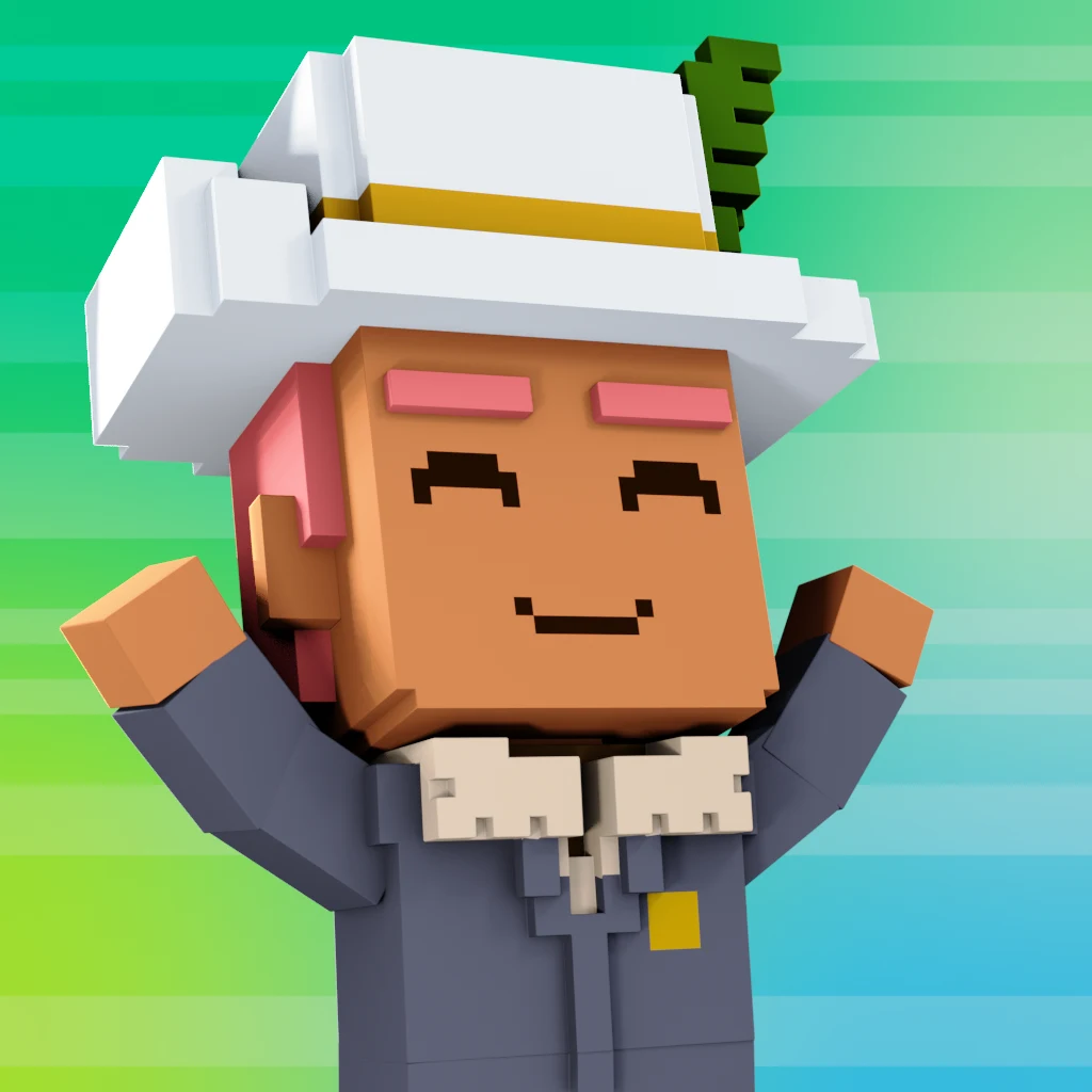 Pirate #3565 voxel render