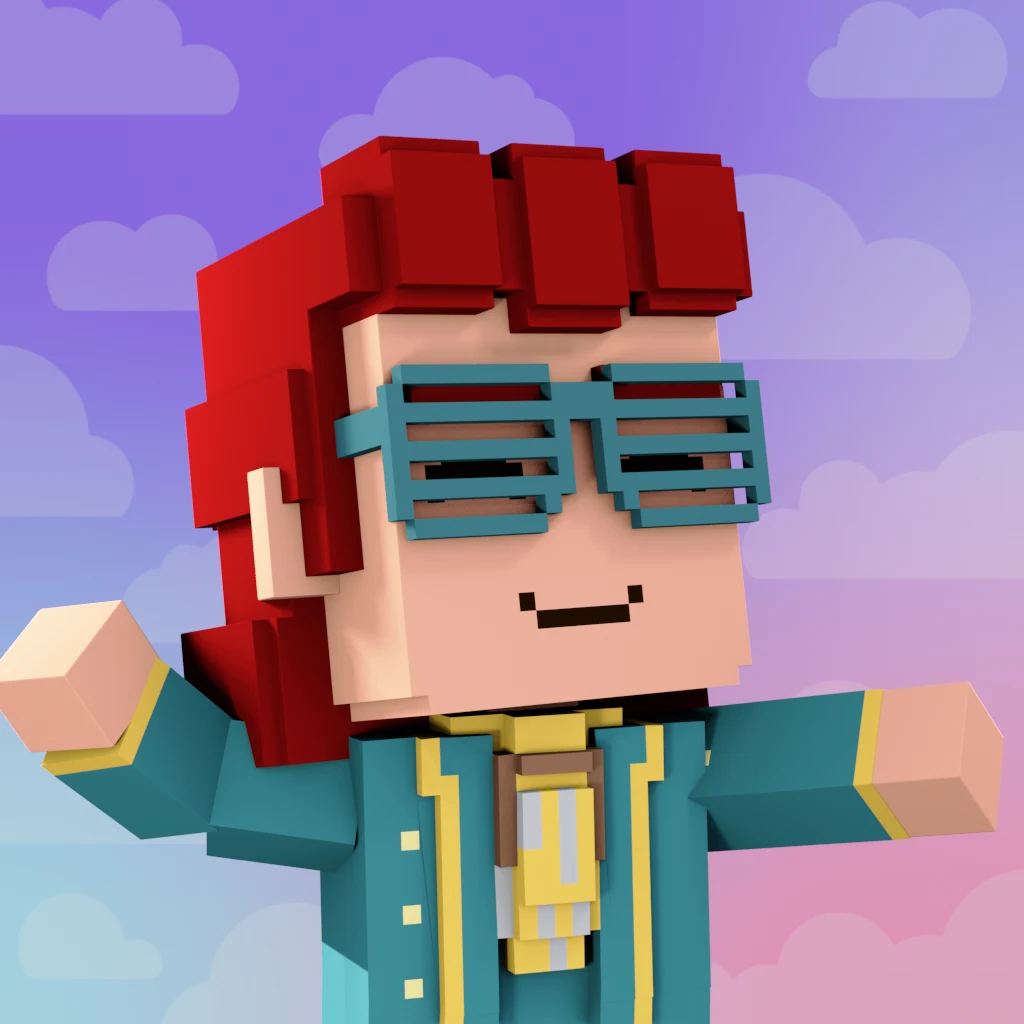 Pirate #3568 voxel render