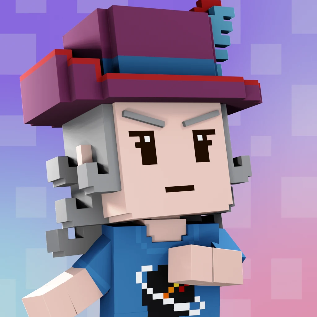 Pirate #3569 voxel render