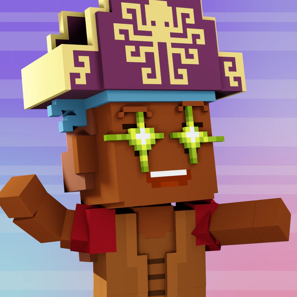 Pirate #357 voxel render