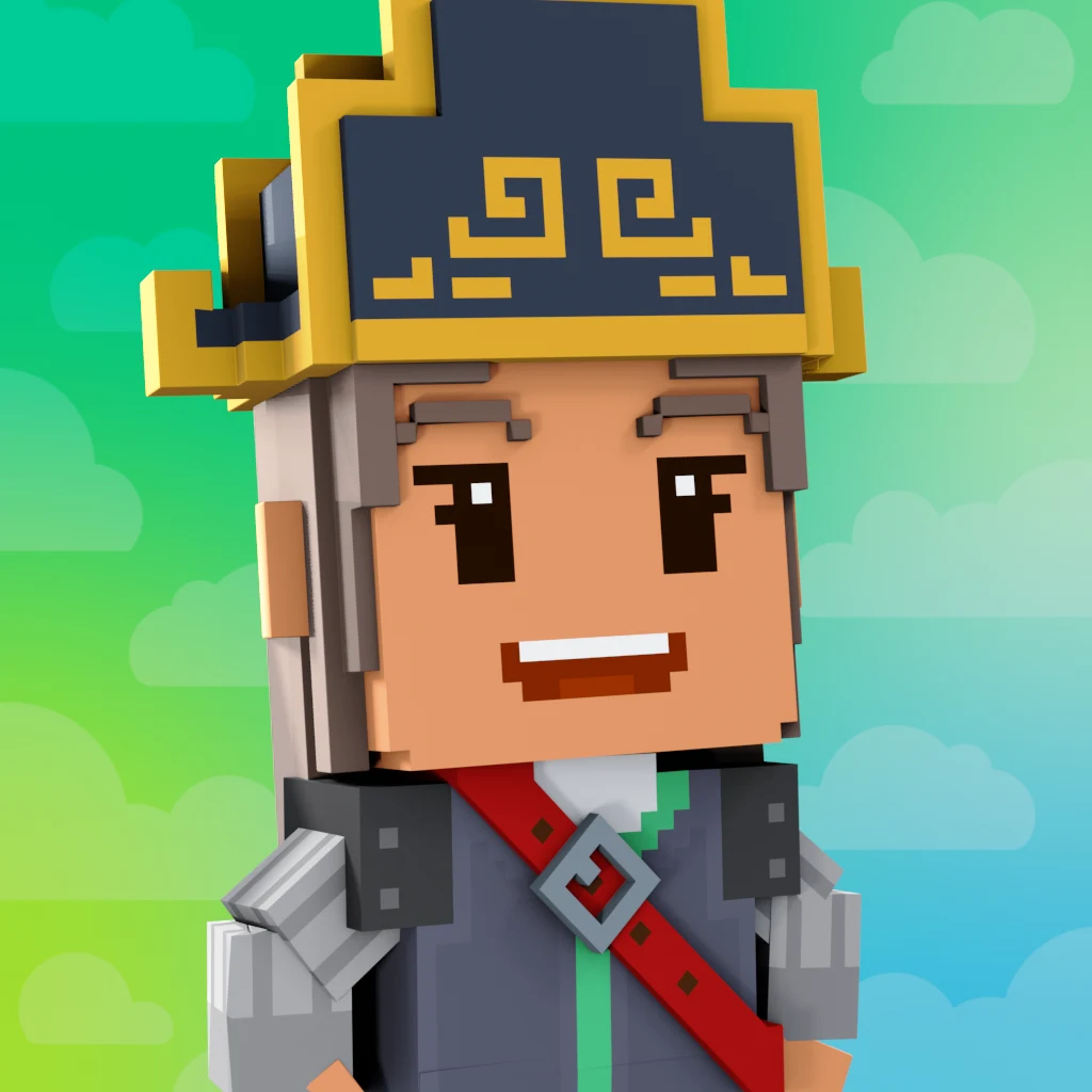 Pirate #3571 voxel render