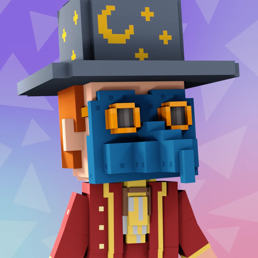 Pirate #3573 voxel render