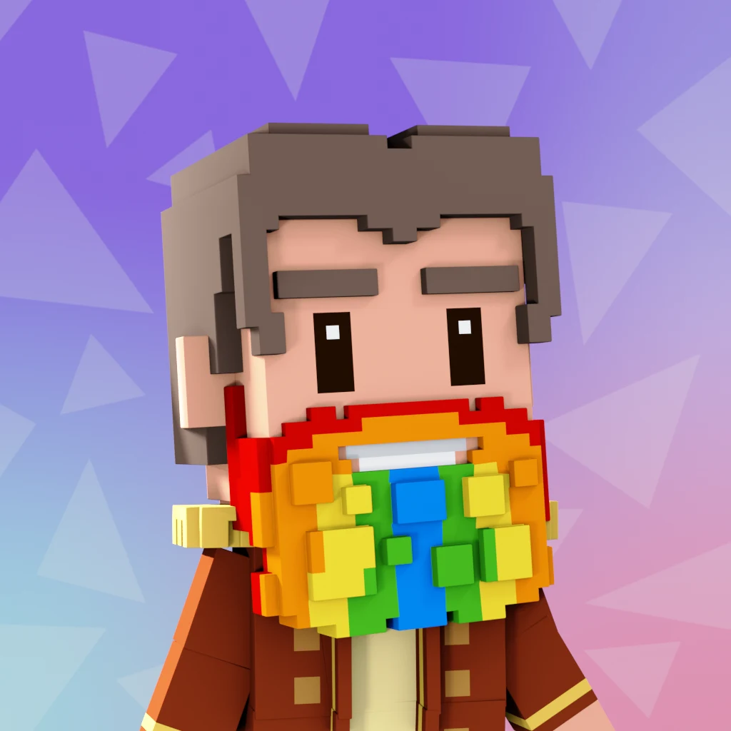 Pirate #3574 voxel render