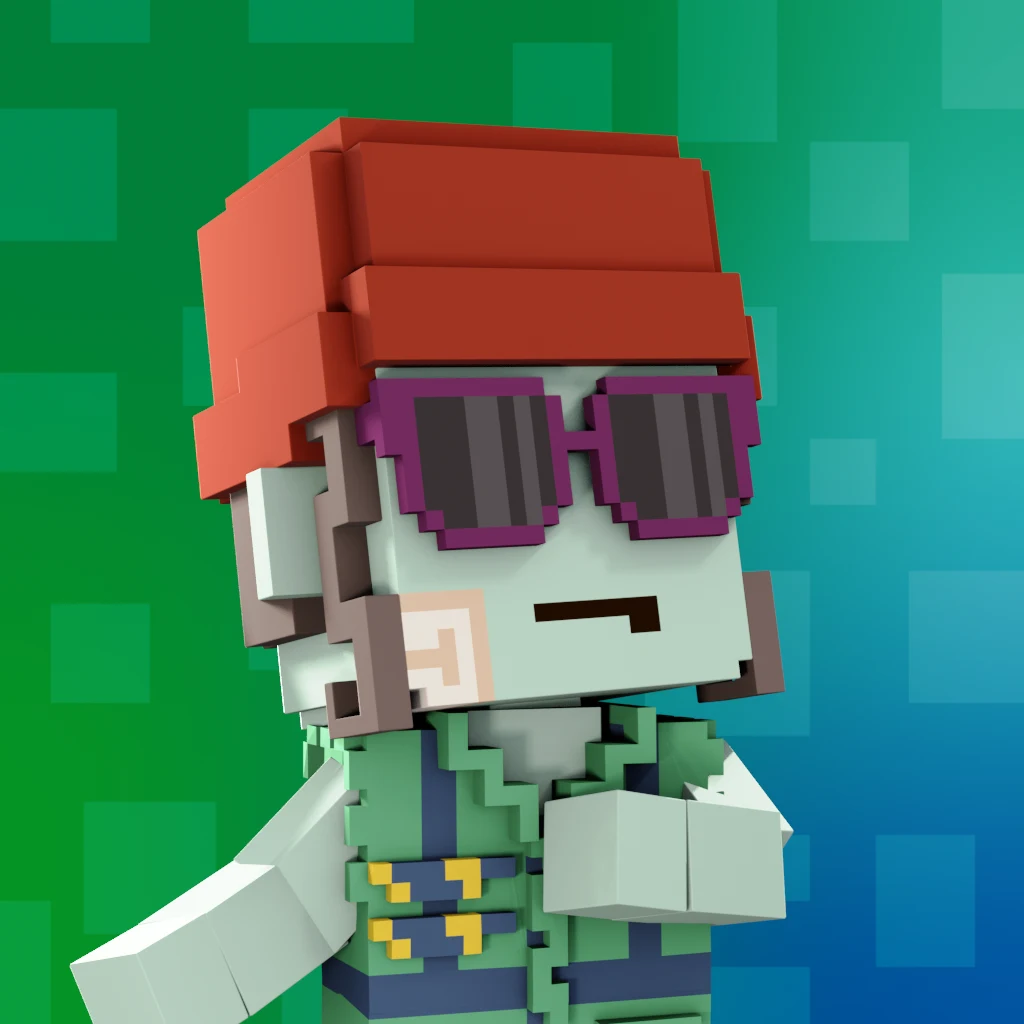 Pirate #3576 voxel render