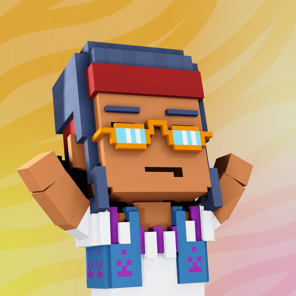 Pirate #3578 voxel render