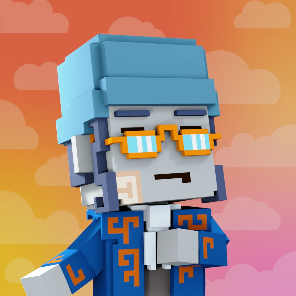 Pirate #3582 voxel render