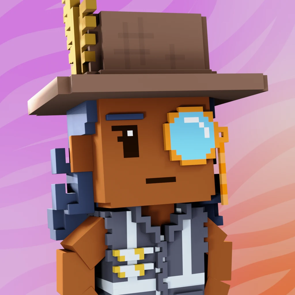 Pirate #3583 voxel render