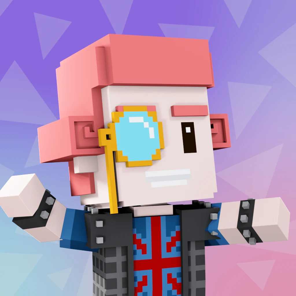 Pirate #359 voxel render
