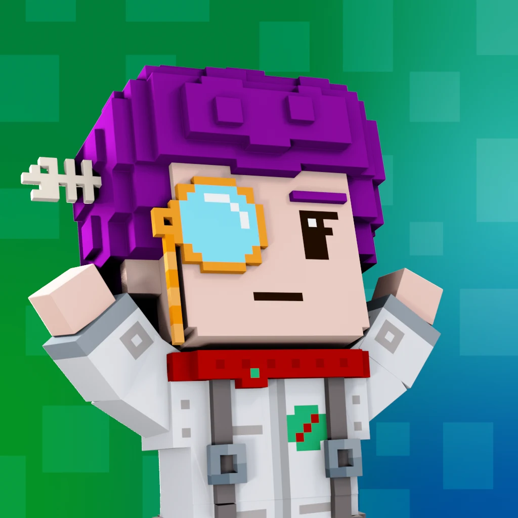 Pirate #3591 voxel render