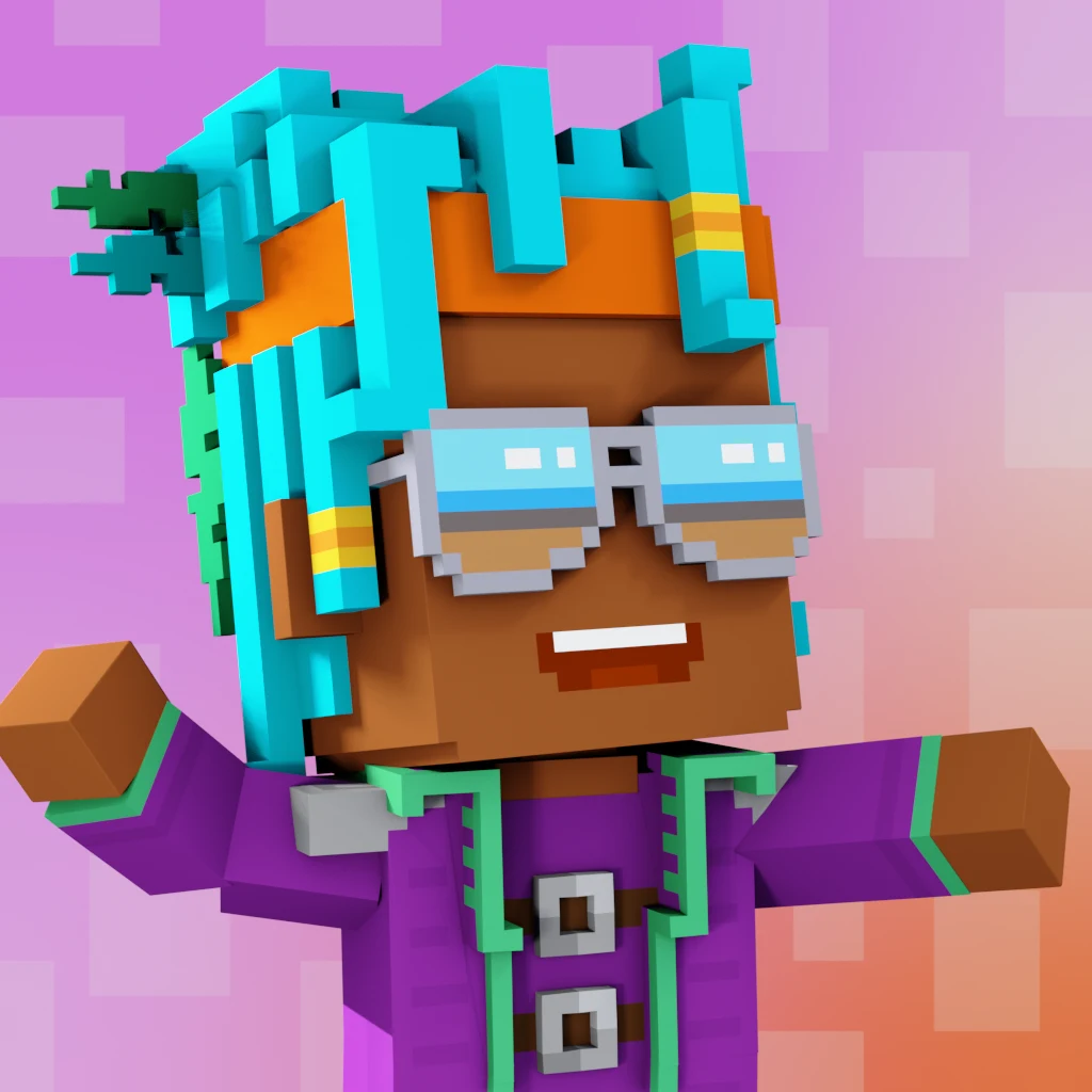 Pirate #3595 voxel render