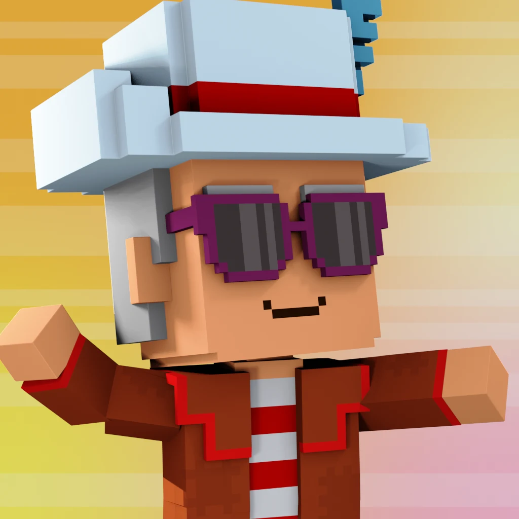 Pirate #3597 voxel render