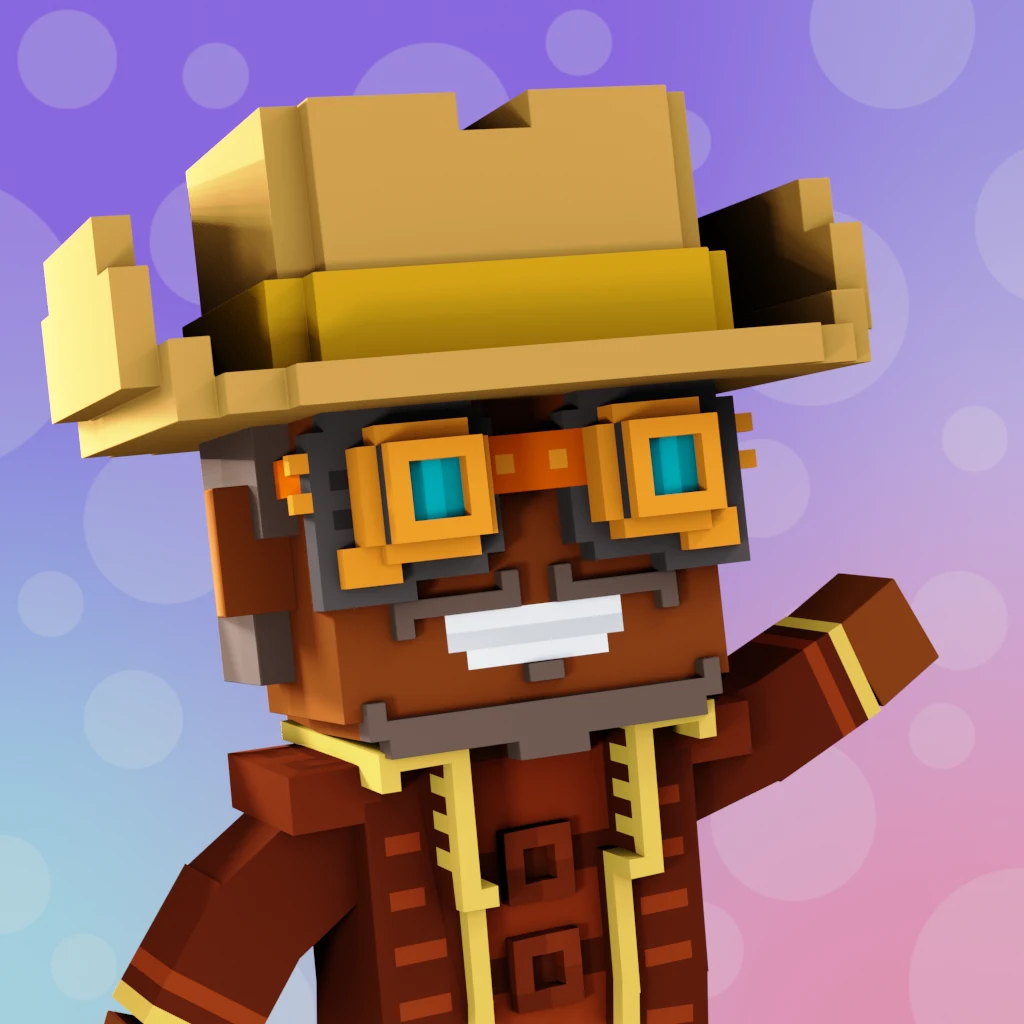 Pirate #3598 voxel render