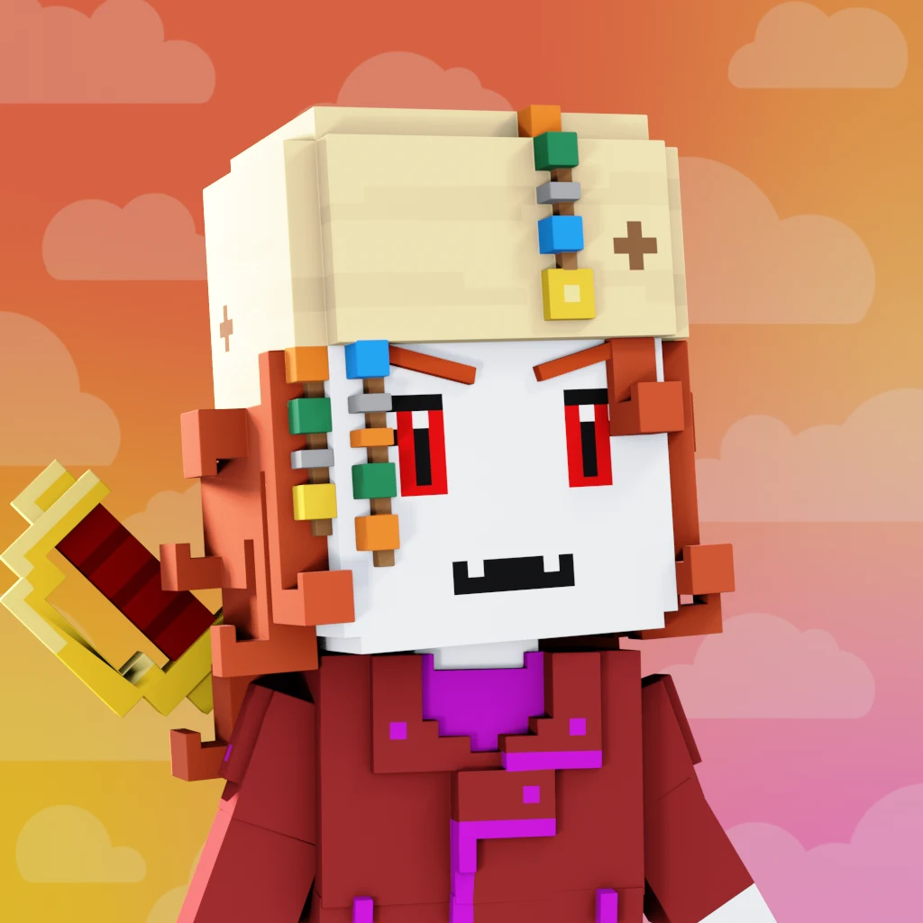 Pirate #3599 voxel render