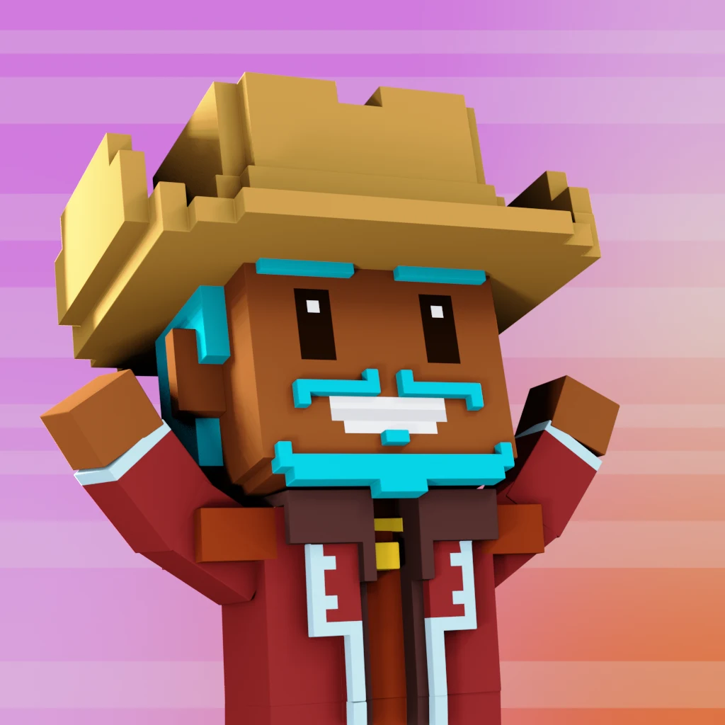 Pirate #36 voxel render