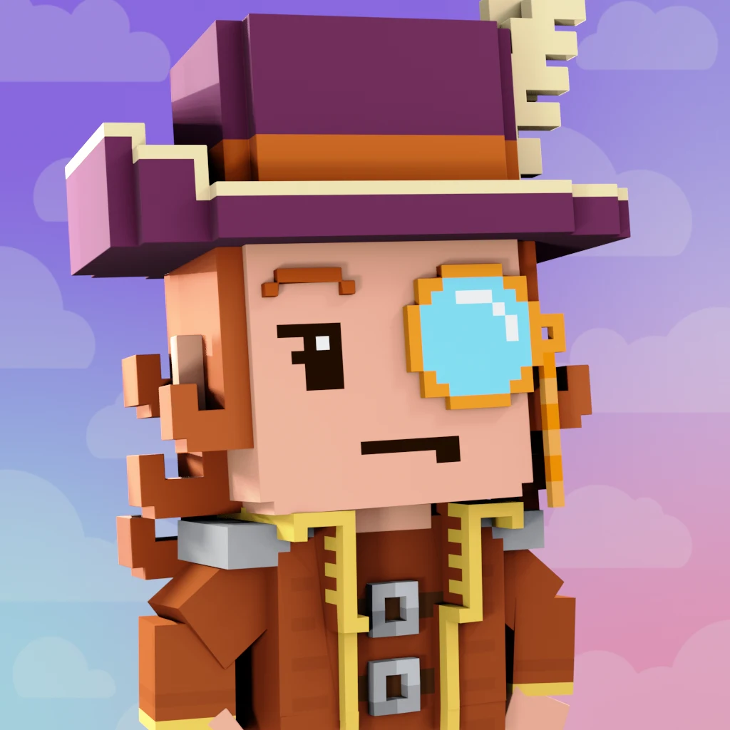 Pirate #360 voxel render