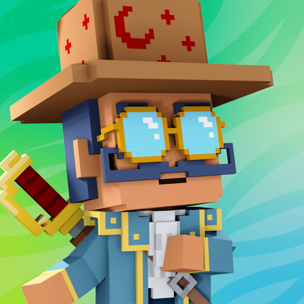 Pirate #3601 voxel render