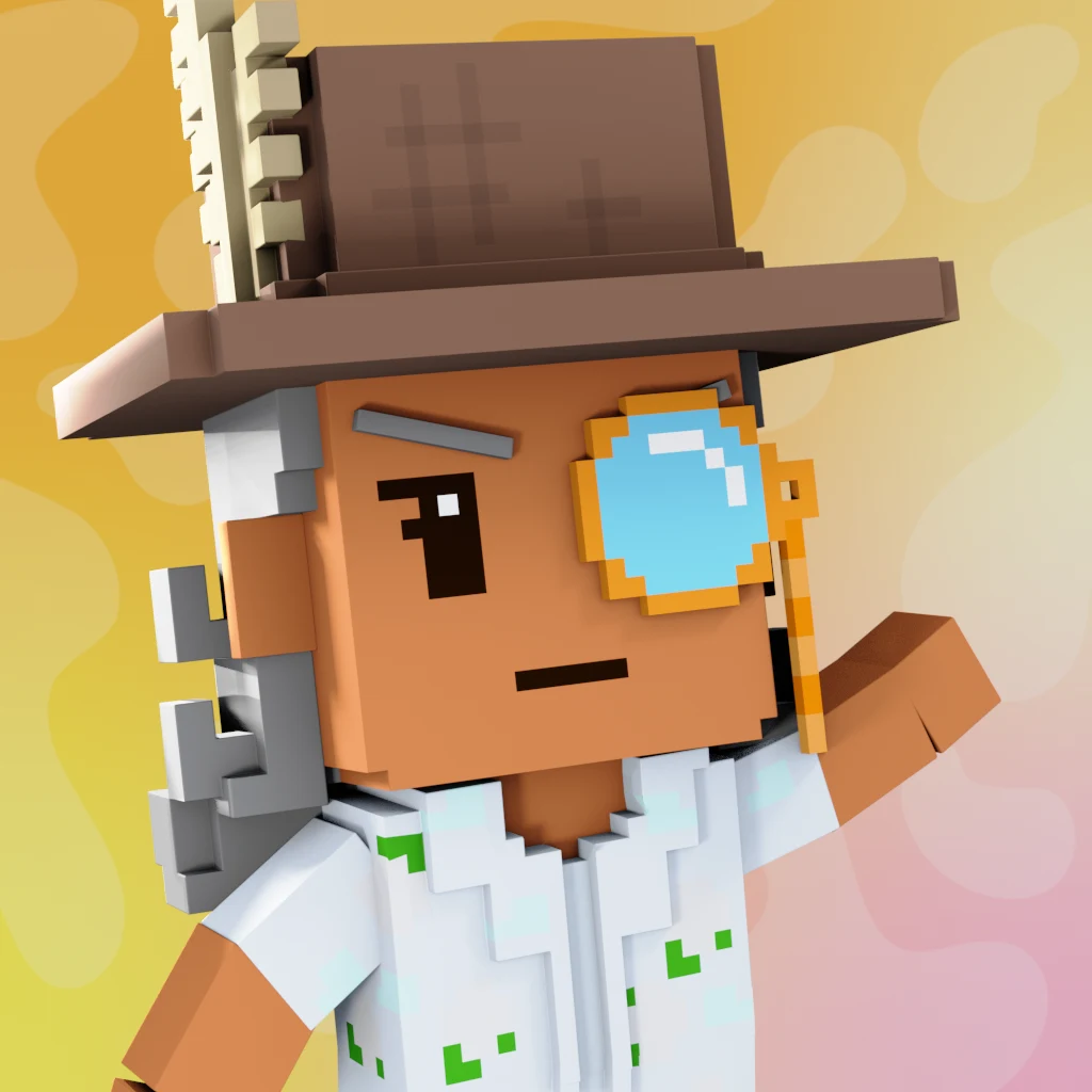 Pirate #3603 voxel render