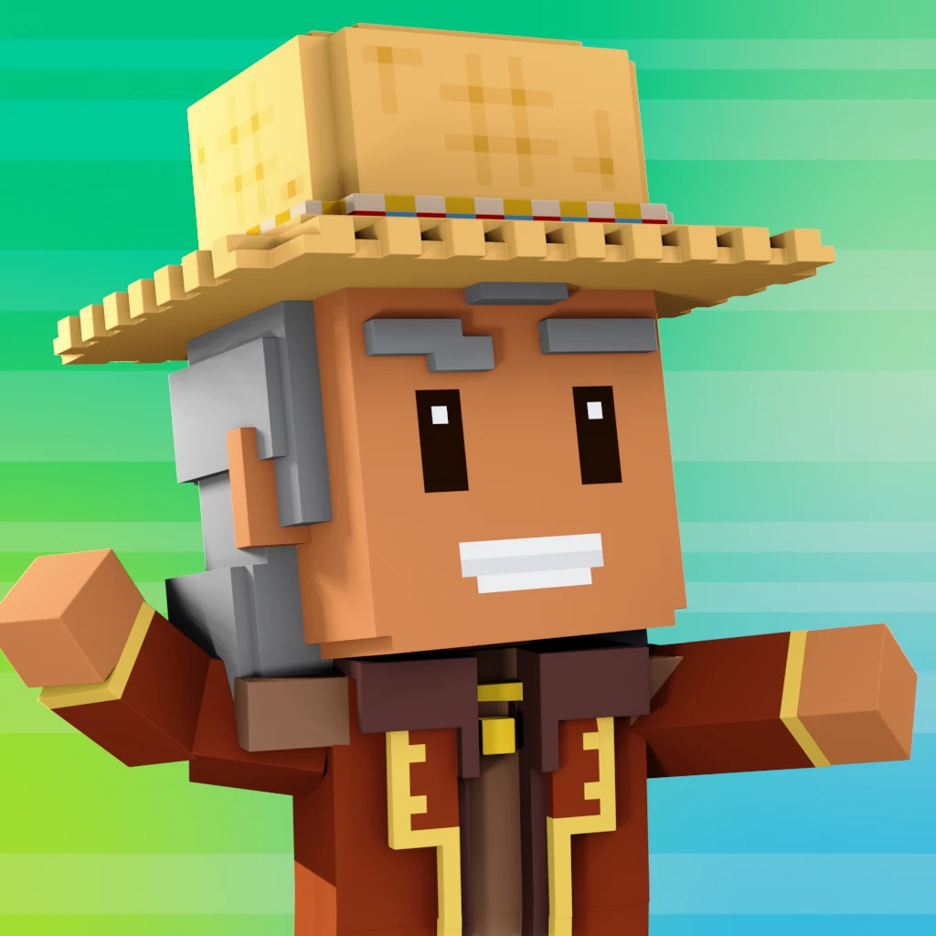 Pirate #3606 voxel render