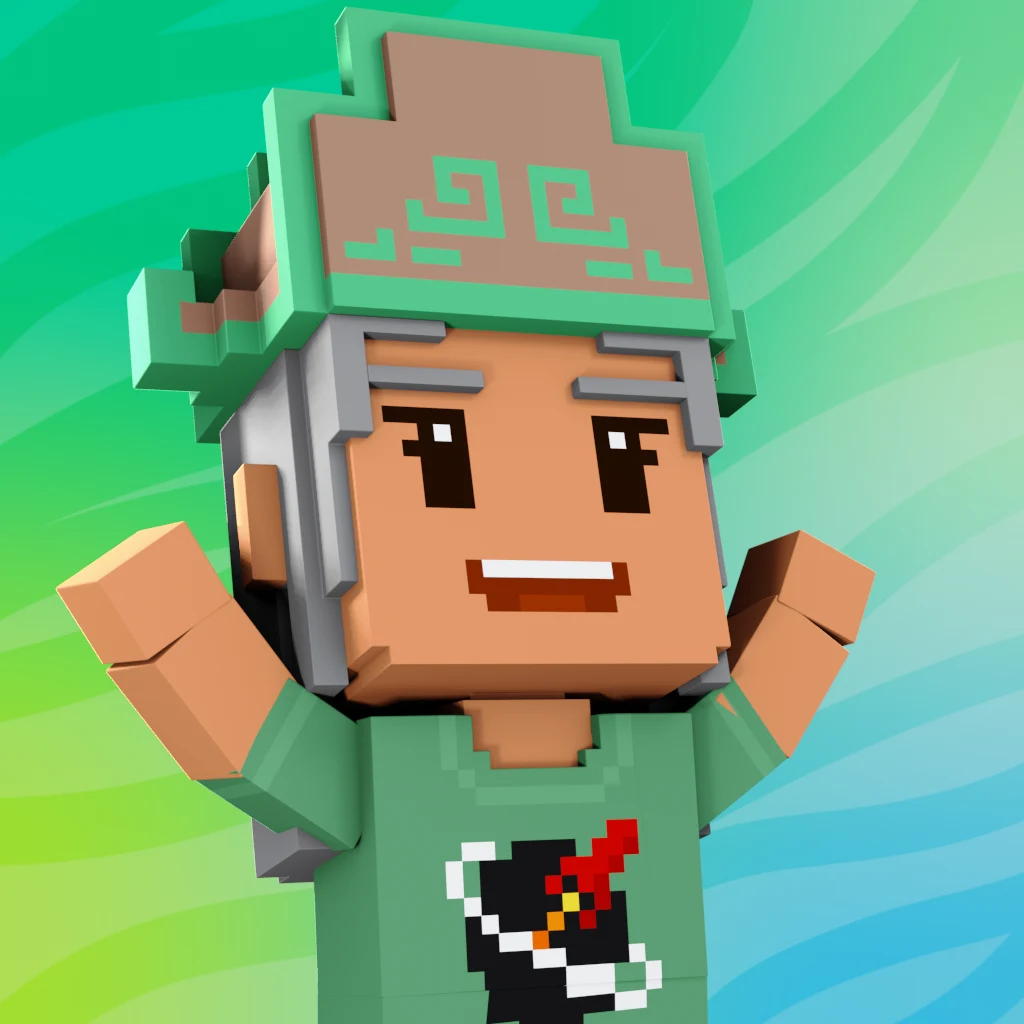 Pirate #3608 voxel render